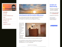 Tablet Screenshot of hotel-seewind.de